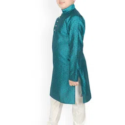 SG YUVRAJ Boys Woven Design Regular Kurta With Pyjamas image 2