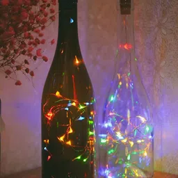 SPARK WORLD  Blue & Green  LED Rice String Lights image 3