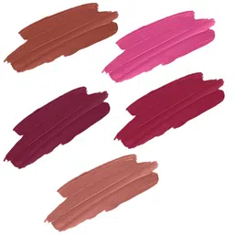 FORFOR Set of 5 Intense Matte Waterproof & Long Lasting Lipstick - 3.5 g each image 2