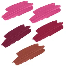 FORFOR Set of 5 Intense Matte Waterproof & Long Lasting Lipstick - 3.5 g each image 2