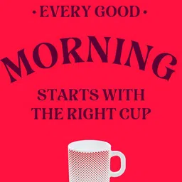 Larah by BOROSIL Ruby Pixel White & Red 6 Pieces Printed Opalware Glossy Mugs 180 ml Each image 3