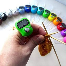 Mini Hand Tally Counter/Finger Ring/Digital Counting Machine/Finger Counter for Various Counting Purpose Size-11 x 2 x 3 cm 1 Pcs Multy Color image 3