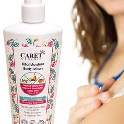 CARET ORGANIC Set Of 3 Total Moisture Body Lotion Infused With Oatmeal Extract -200ml Each image 4