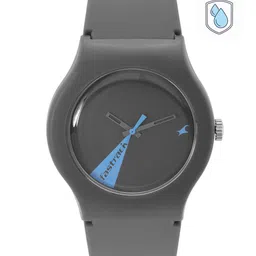 Fastrack Unisex Charcoal Grey Dial & Straps Analogue Watch 9915PP60-10