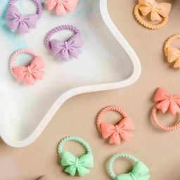 KICKS & CRAWL Girls 10 Pieces of  Ponytail Holders-53