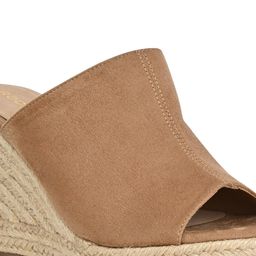 Rocia Open Toe Suede Wedge Heels image 5