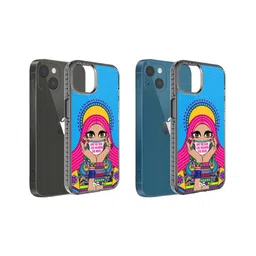 DailyObjects Printed Mask-Up Millennial Stride 2.0 iPhone 15 Plus Mobile Cover-3