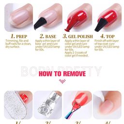BORN PRETTY All Shine On Me Jelly Nude Soak Off Varnish Gel Nail Polish 10ml - JN35 image 3