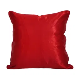TARA- Sparkling Homes Yellow & Red Set of 2 Embroidered Square Cushion Covers image 5