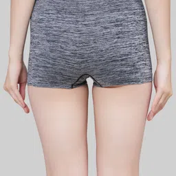PLUMBURY Full Coverage Seamless Anti Bacterial Technology Boyshort Briefs image 5