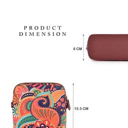 Anouk Ethnic Motifs Printed Structured Canvas Sling Bag image 5