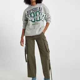 DeFacto Typography Printed Long Sleeves Pullover image 5