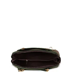 LOREM Colourblocked Oversized Structured Shoulder Bag with Tasselled image 3