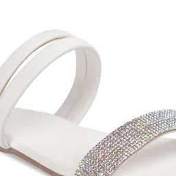 Mochi Embellished Open Toe Flats image 2
