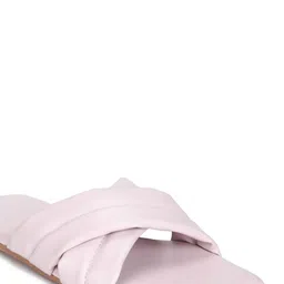 yoho Criss-Cross Straps Open Toe Flats image 4