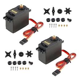 generic MG995 Metal Gear Servo Motor (180º Rotation)-Standard Quality for Robotics Science Project Drone image 5