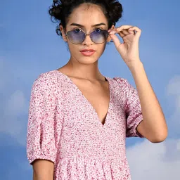 ODETTE Women Lens & Oversized Sunglasses With UV Protected Lens-image-68