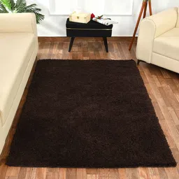 PRESTO Brown Soft Feel Anti-Skid Floor Carpet image 1