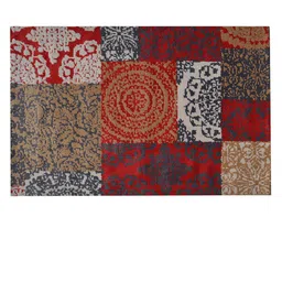 PRESTO Red Ethnic Printed Rectangular Carpets image 2