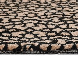 PRESTO Black & Beige Abstract Pattern Rectangular Carpet image 4