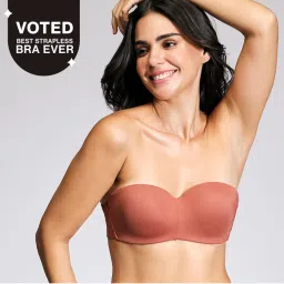 Nykd By Nykaa The Ultimate Multiway Strapless Padded Wired Bra NYB027 Rust-picture-43