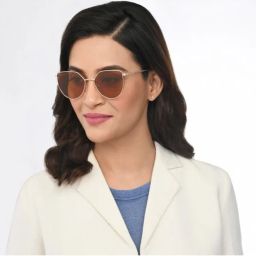 Vincent Chase by Lenskart by Lenskart Gold Cat Eye Sunglasses - VC S11470-picture-2