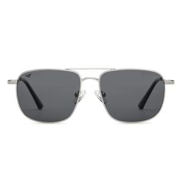 Vincent Chase by Lenskart Silver Small Square Sunglasses With Cleaning Cloth And Hard Box-picture-32