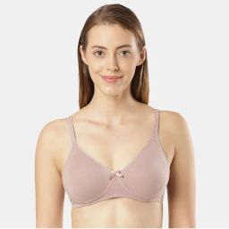 Jockey 1722 Wirefree Non Padded Cotton Elastane Everyday Bra - Mocha-picture-19