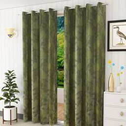 presto Green Polyester Window Curtain-picture-25