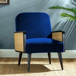home lifestylez Haden Accent Chair in Navy Blue Colour-picture-26