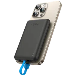 urbn Mag Link 10000 mAh 22.5W Fast Charging Power Bank (2 Type C & 1 Type A Port, 12 Layers Circuit Protection, Black)-12