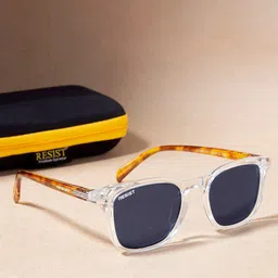 RESIST EYEWEAR Unisex Wayfarer Sunglasses with UV Protected Lens-37