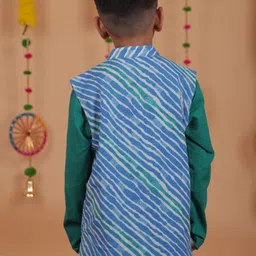 UNBIND Boys Regular Pure Cotton Kurta with Pyjamas image 5
