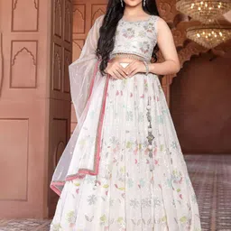 Lagorii Girls Ready to Wear Lehenga & Blouse With Dupatta-picture-20