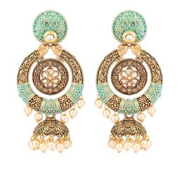 Bhagya Lakshmi Metal Earrings-28