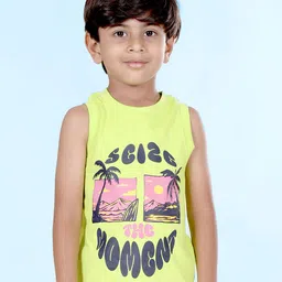KiddoPanti Boys Printed Applique T-shirt-image-25