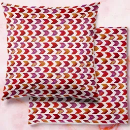 ArtzFolio Multicoloured Set of 2 Square Cushion Covers-picture-14