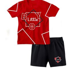 TRIANGLETEES Unisex Kids Printed T-shirt with Shorts-picture-25