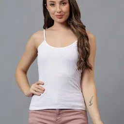 JJAAGG T Women Pack Of 2 Non Padded Pure Cotton Camisoles-image-13