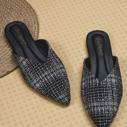 DressBerry Women Woven Design Mules Flats-picture-31