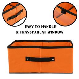 Kuber Industries Orange Set of 4 Regular Multi-Utility Organisers image 4