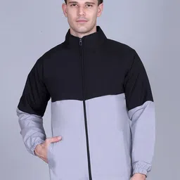 The Roadster Lifestyle Co Stand Collar Zipper Winter Jacket-picture-22