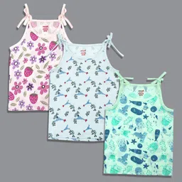 Born Babies Kids Pack Of 3 Printed Organic Cotton Jhablas-picture-49