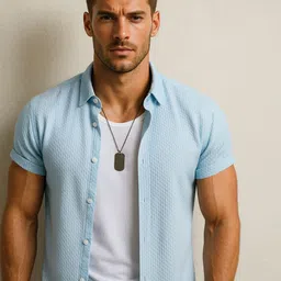 SWADESI STUFF Comfort Striped Spread Collar Shirt-image-61