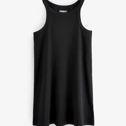 NEXT Girls Ribbed Racer Back Jersey Sheath Dress-picture-25