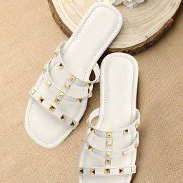 LA FASHUB Women Embellished Open Toe Flats-image-99