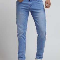 ODCC Men Comfort Regular Fit Mid-Rise Light Fade Stretchable Jeans-image-41