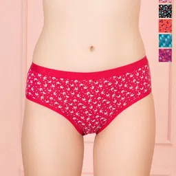 Lux Cozi Women 6-Pcs Assorted Pure Cotton Hipster Briefs COZIHER_703_PTY_AST_6PC-picture-54
