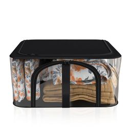 Kuber Industries Black Set of 1 Regular Drawer Organiser Organisers-42
