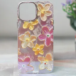 PEEPERLY Floral Printed iPhone 12 Pro Max Back Case Mobile Accessories-52